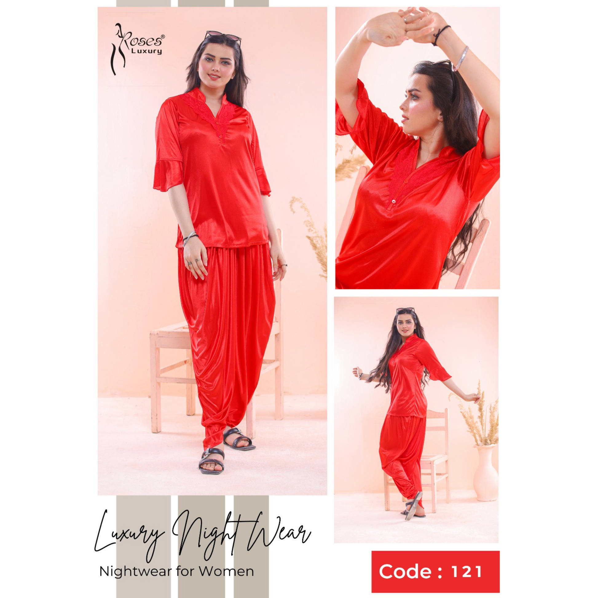 Sleepwear and Nightwear for Women Red