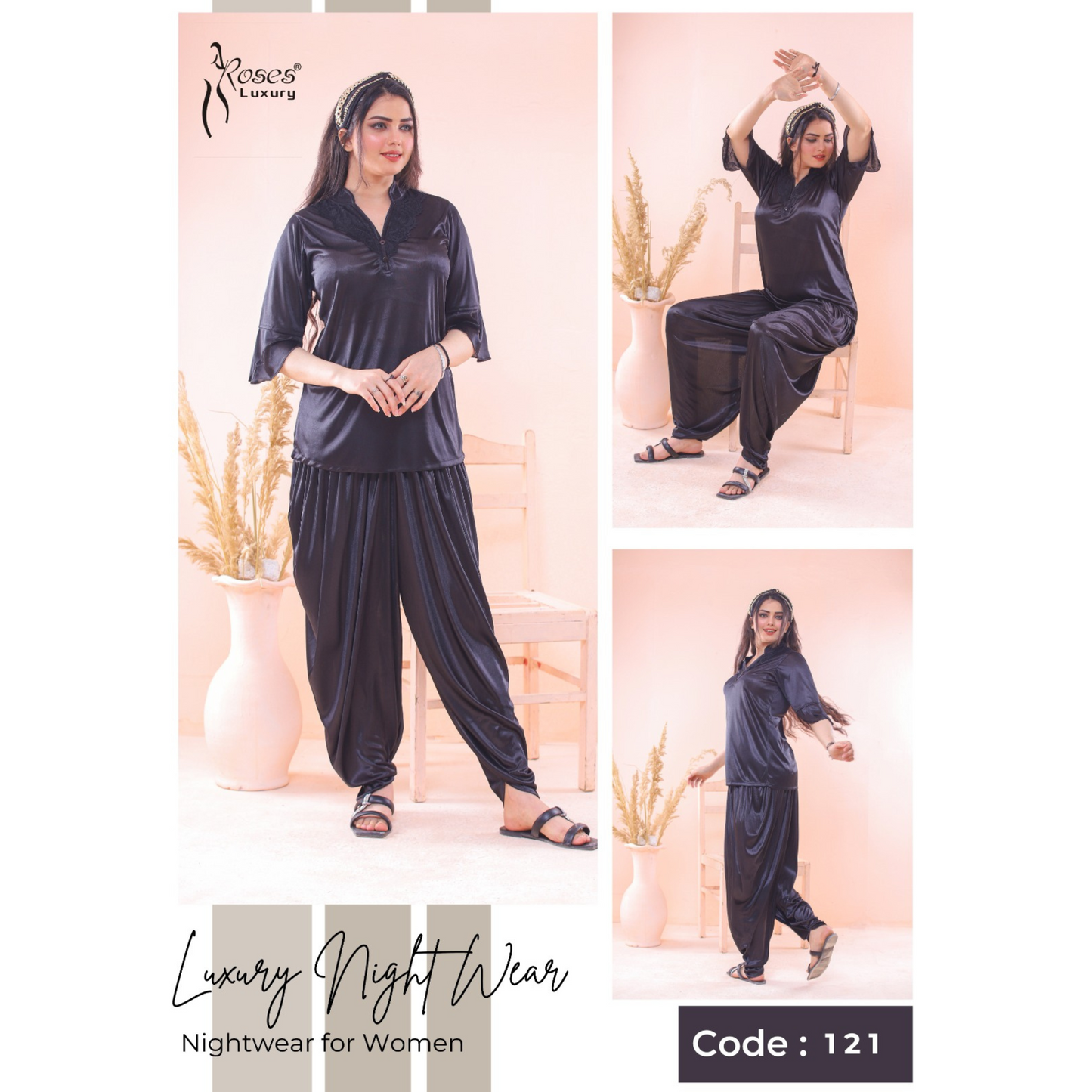 Sleepwear and Nightwear for Women Black